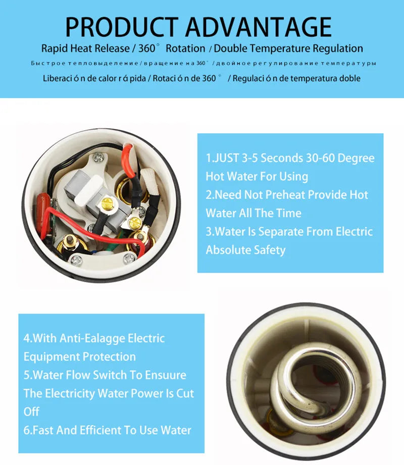 Tankless Water Heater With Shower Electric