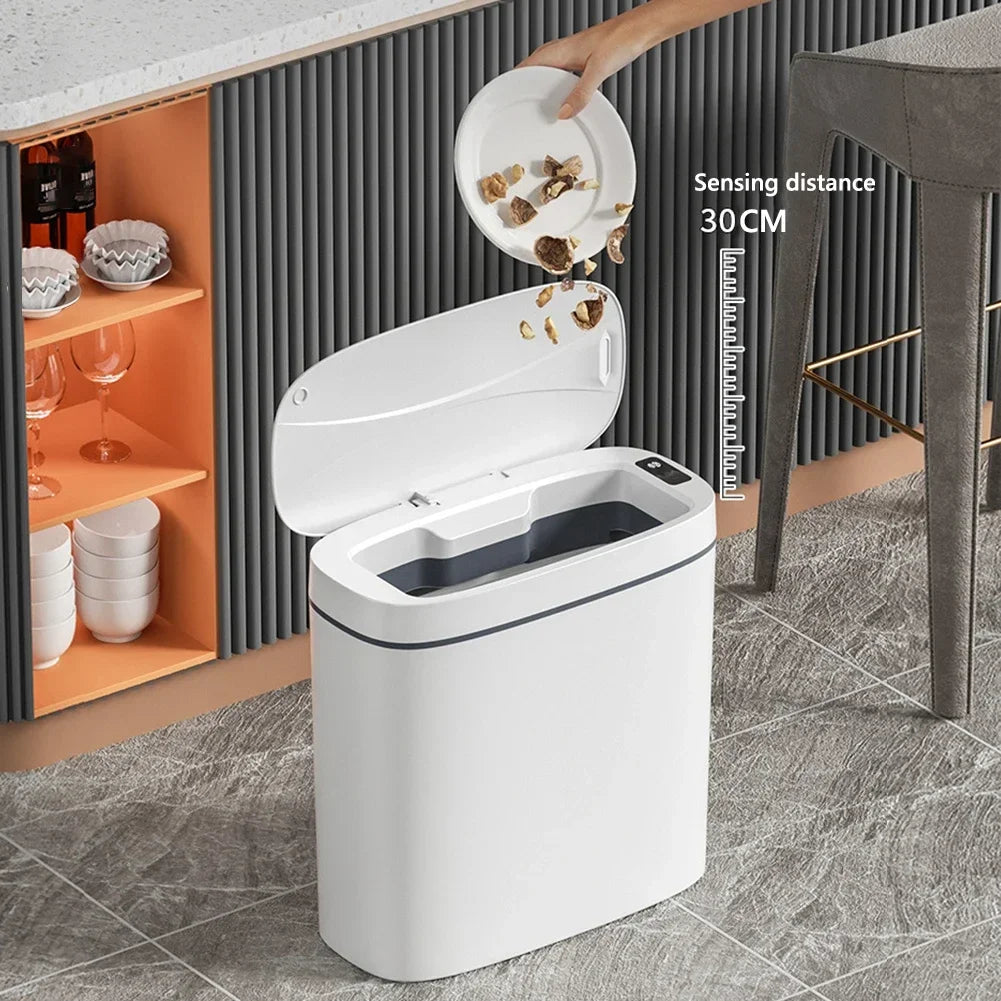 14L Automatic Trash Bin Waterproof Electric Garbage Bin