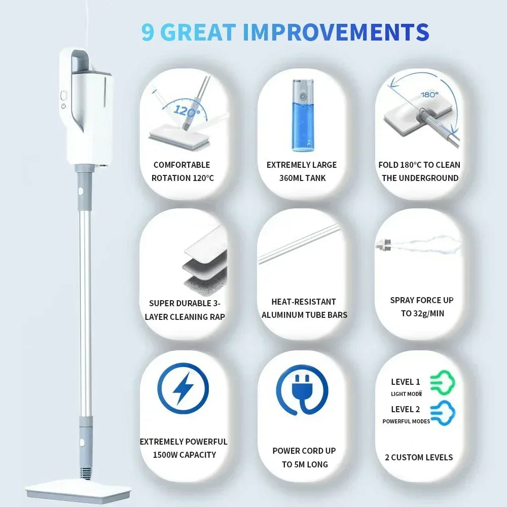 Steam Mop Cleaner for All Floors