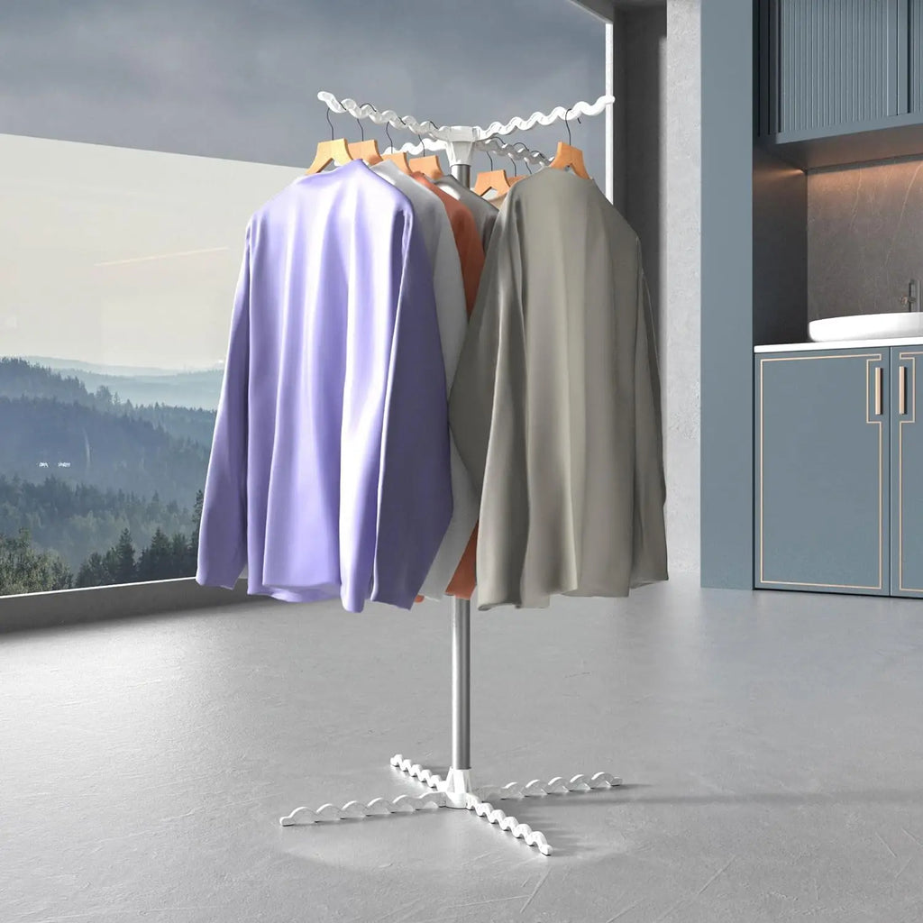 Portable Electric Clothes Dryer,1000W Heated Clothes Airer