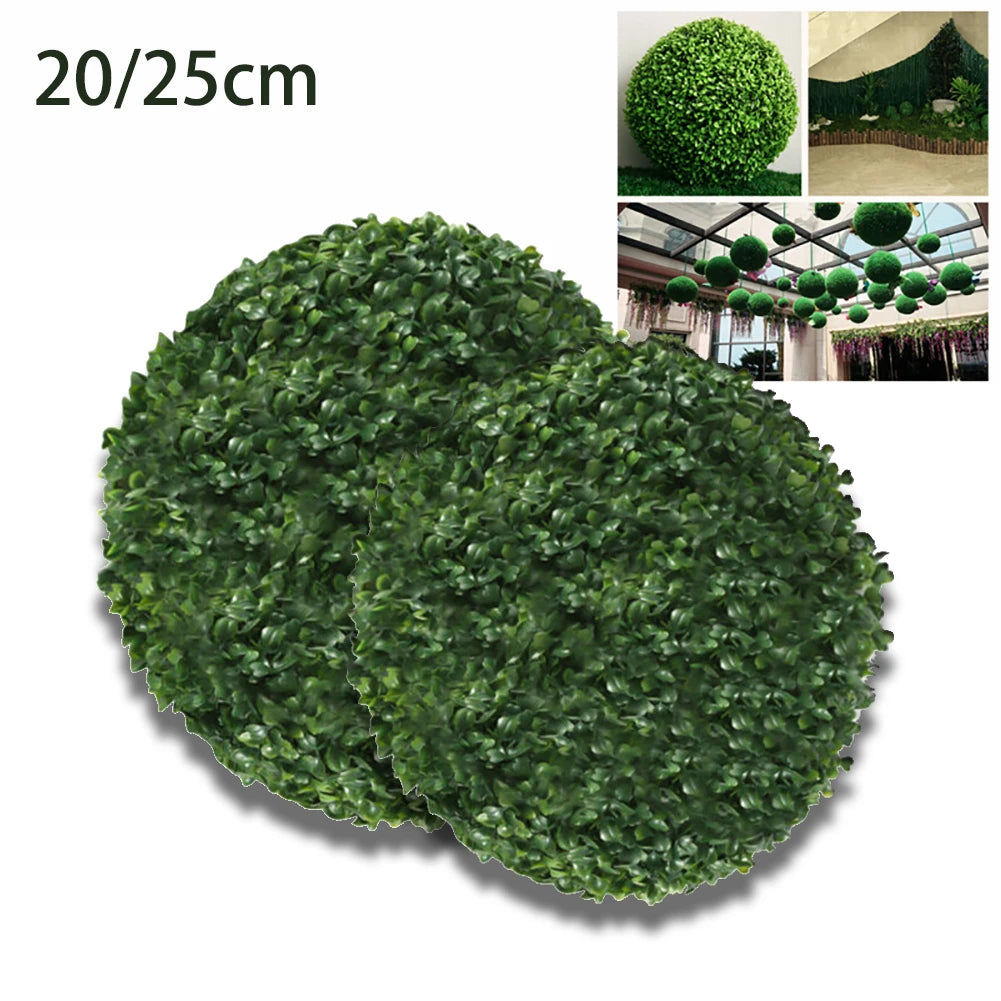 Round Artificial Plant Ball Simulation