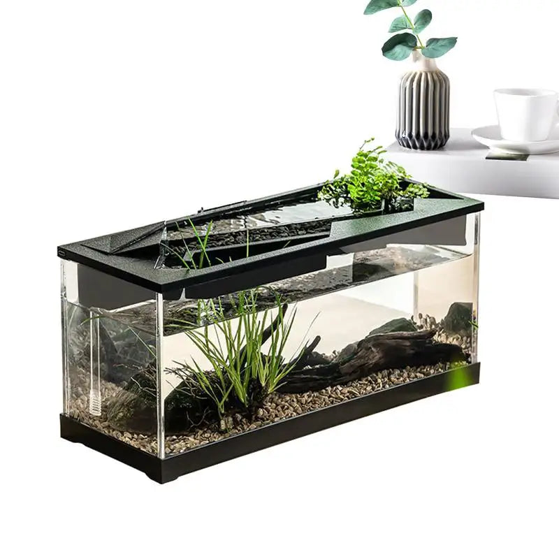 Small Fish Tank Starter Kits with Air Pump for Tabletop