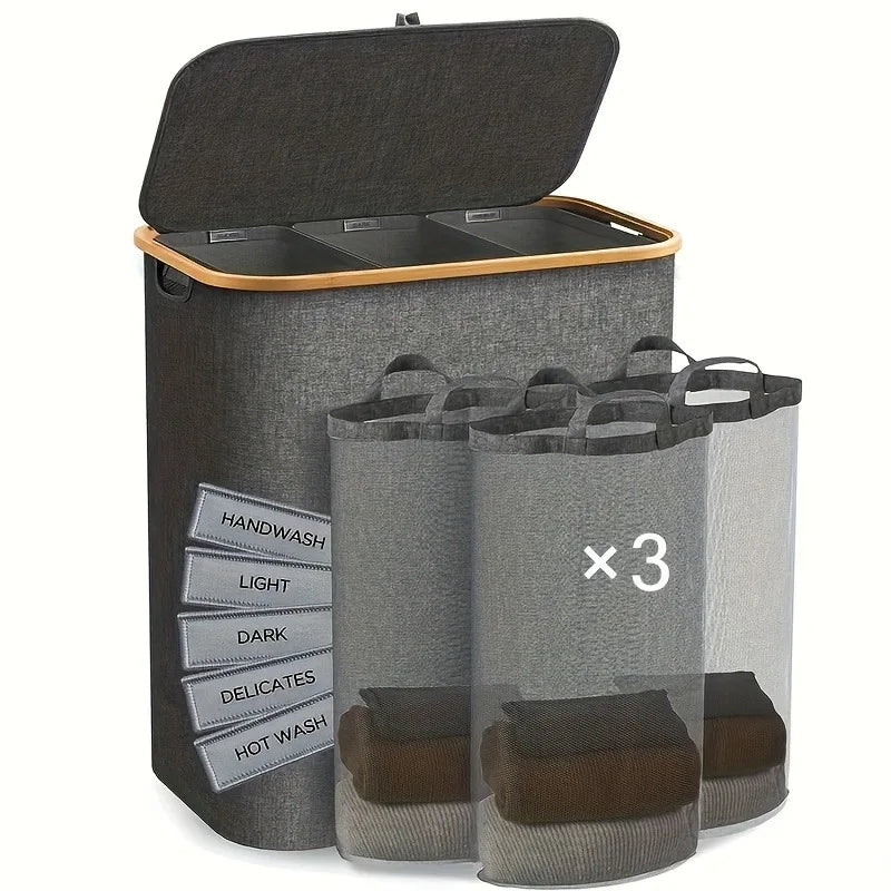 160L Extra Large Laundry Basket 