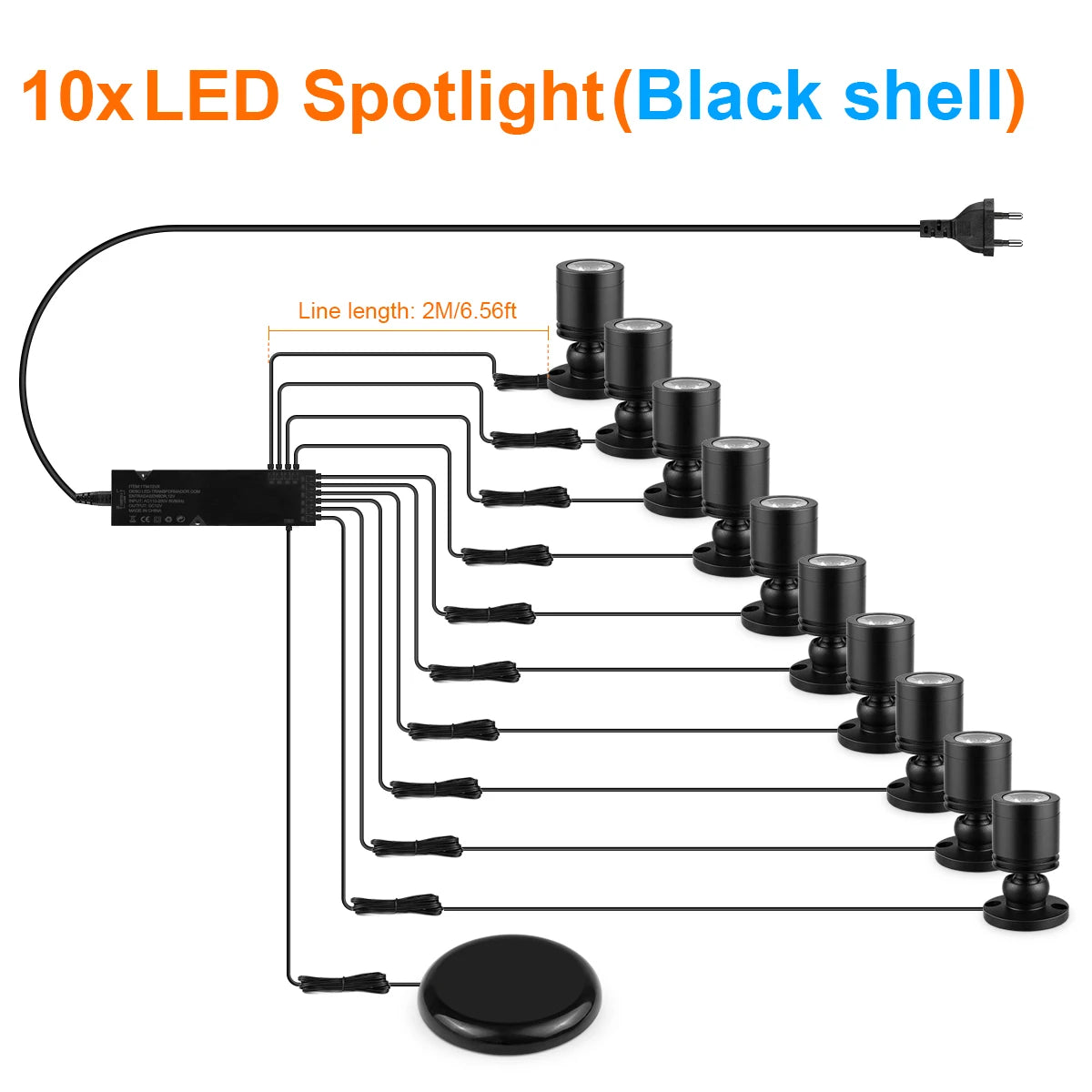 Wine Jewelry Display Cabinet LED Lighting Kit