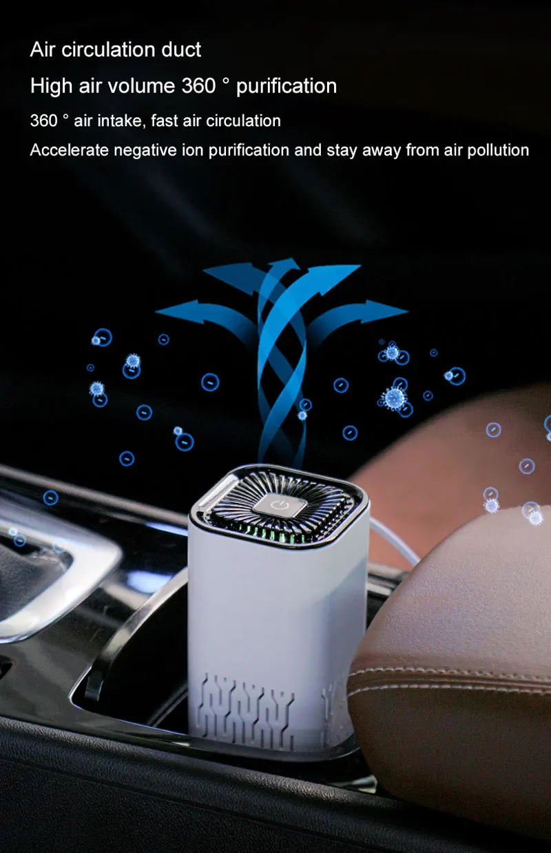 Portable HEPA Air Purifier Remove Smoke Odor