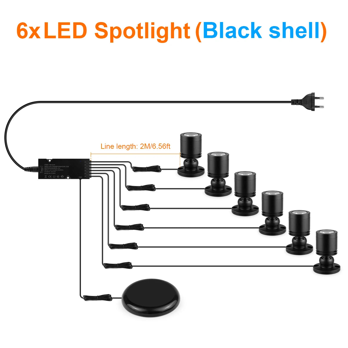 Wine Jewelry Display Cabinet LED Lighting Kit