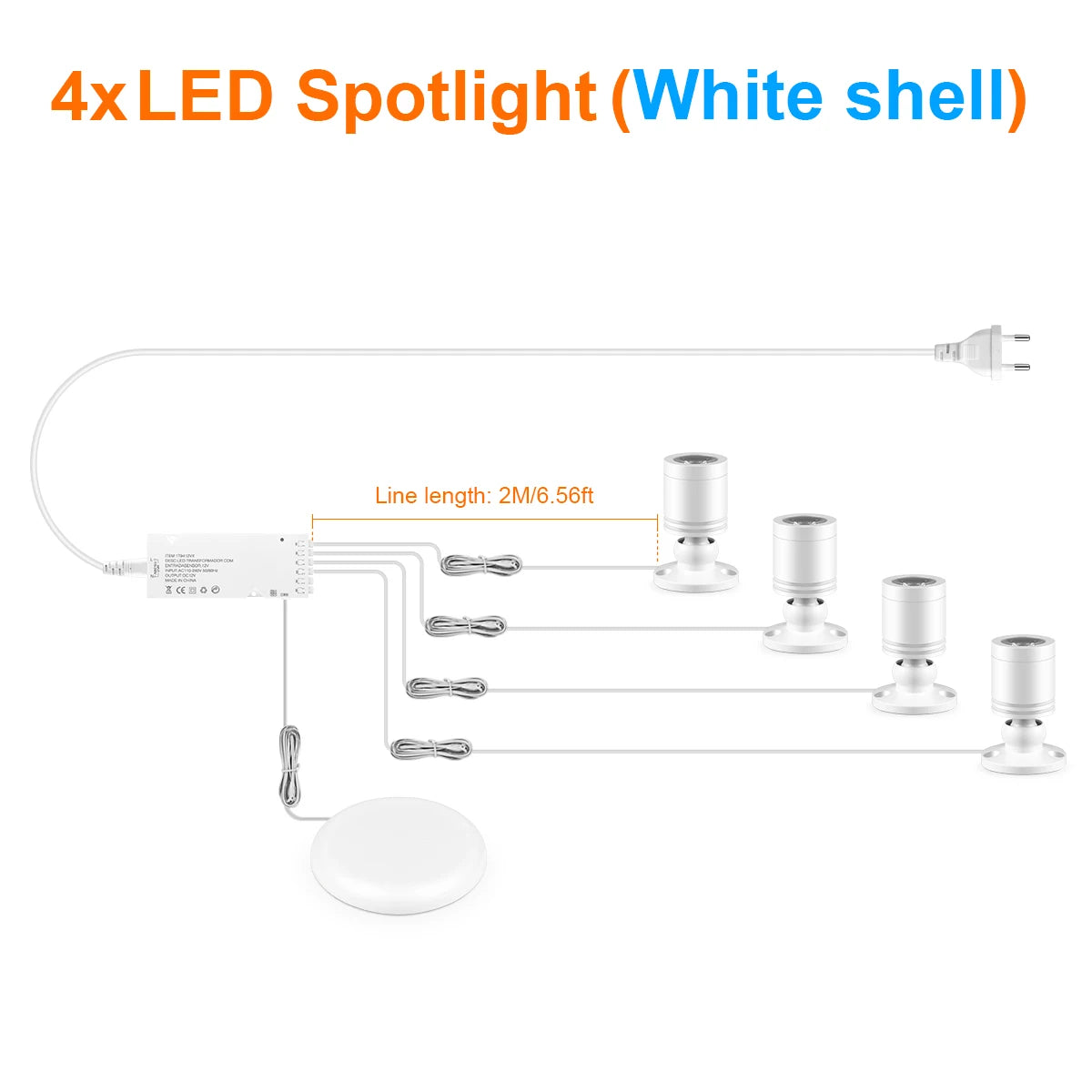 Wine Jewelry Display Cabinet LED Lighting Kit