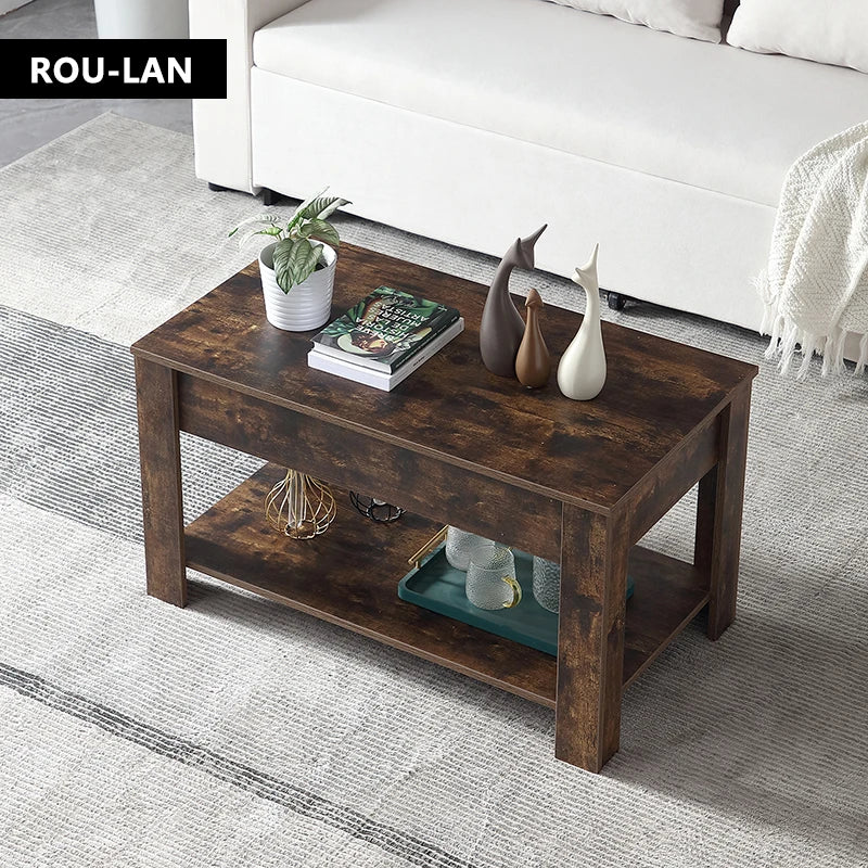 Small Modern Coffee Tables with Storage for Living Room