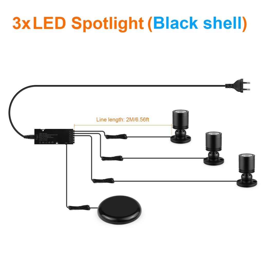 Wine Jewelry Display Cabinet LED Lighting Kit
