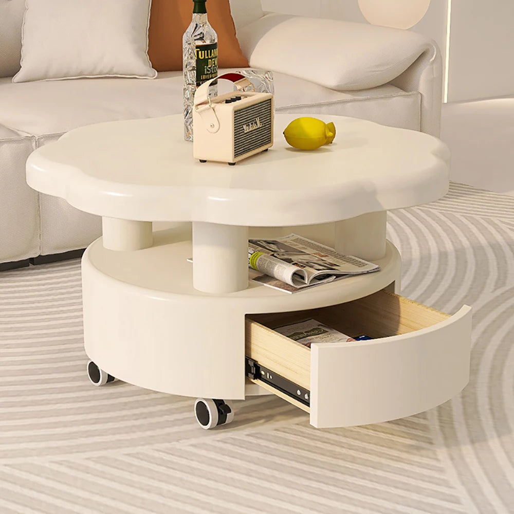 Storage Drawers Coffee Table Luxury Home Furniture