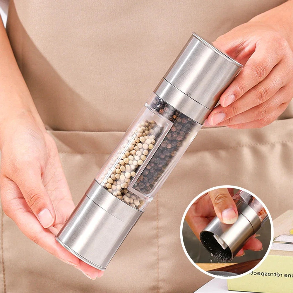 Pepper Mill Grinder 2 in 1 Stainless Steel