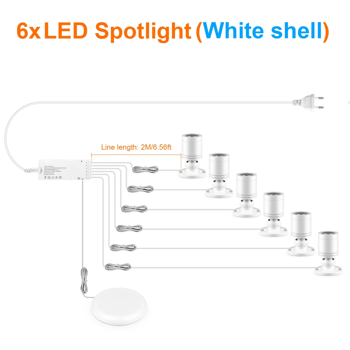 Wine Jewelry Display Cabinet LED Lighting Kit