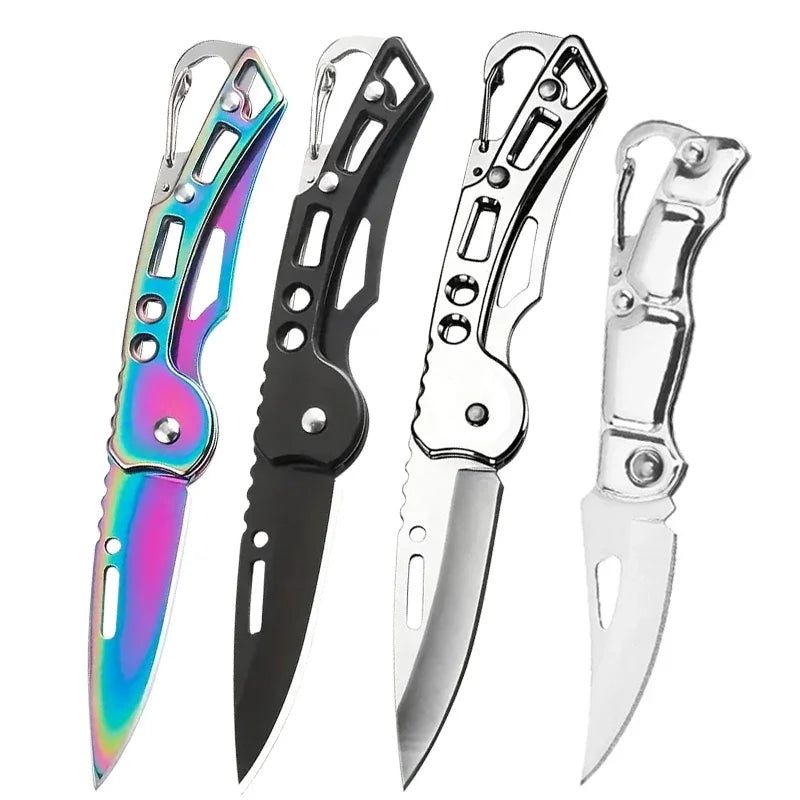 Folding Fruit Knife, Stainless Steel Outdoor