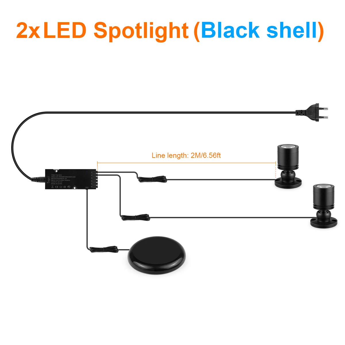 Wine Jewelry Display Cabinet LED Lighting Kit