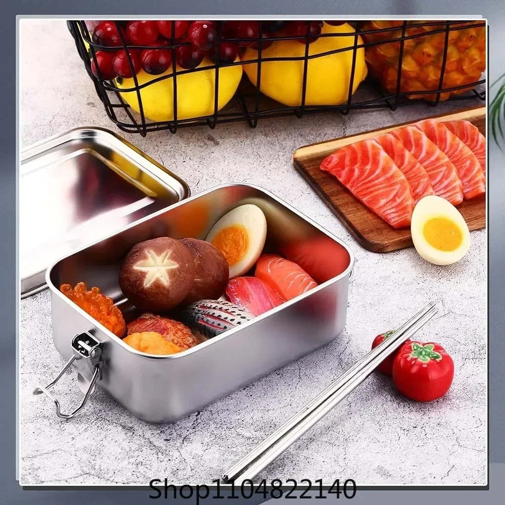 304Stainless Steel Bento Box Metal Lunch Box