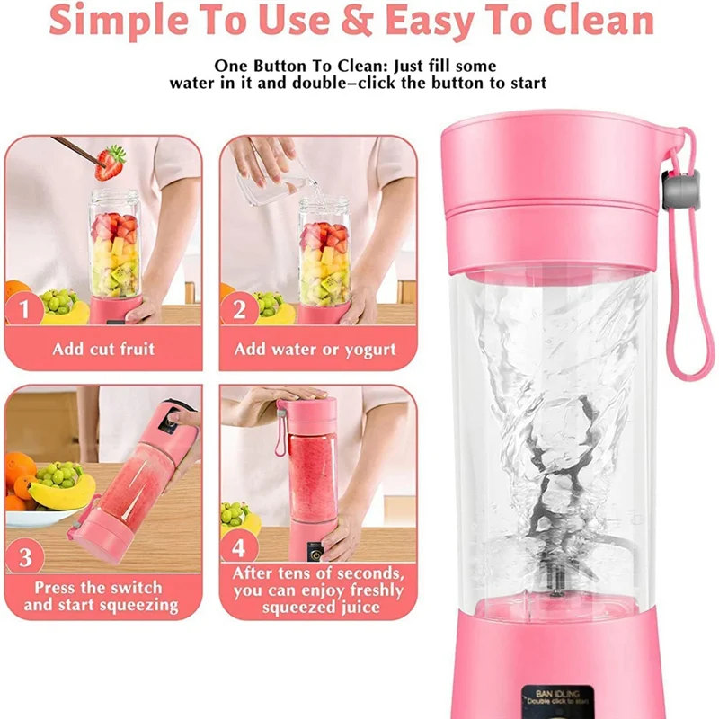 Portable Blender Mini Blender for Shakes and Smoothies