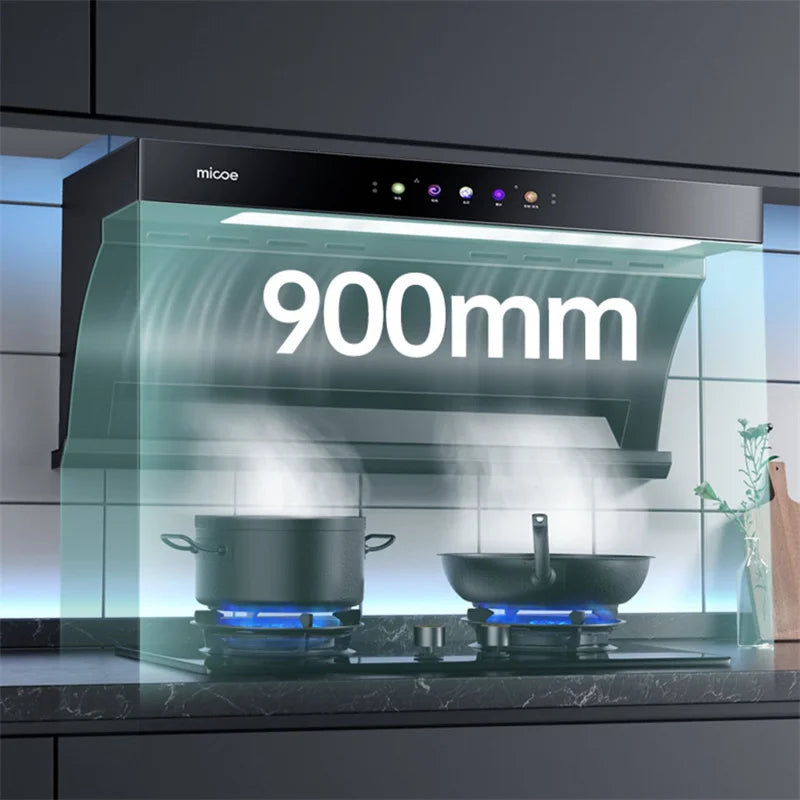 Large Suction Hood Kitchen Range Hood Exhaust