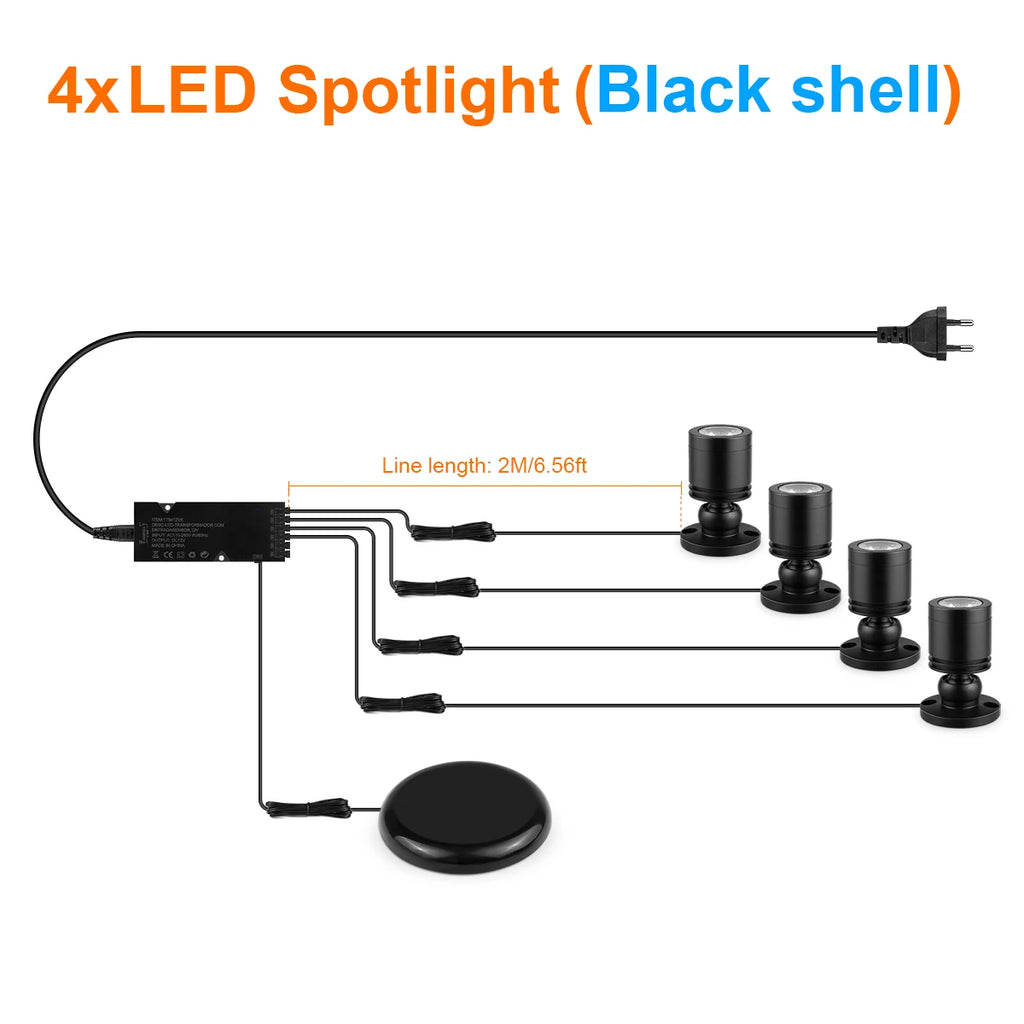 Wine Jewelry Display Cabinet LED Lighting Kit
