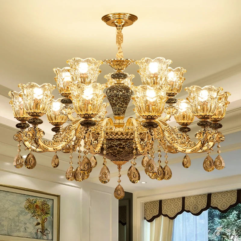 Chandelier Living Room Grand Luxury Lighting Fixtures