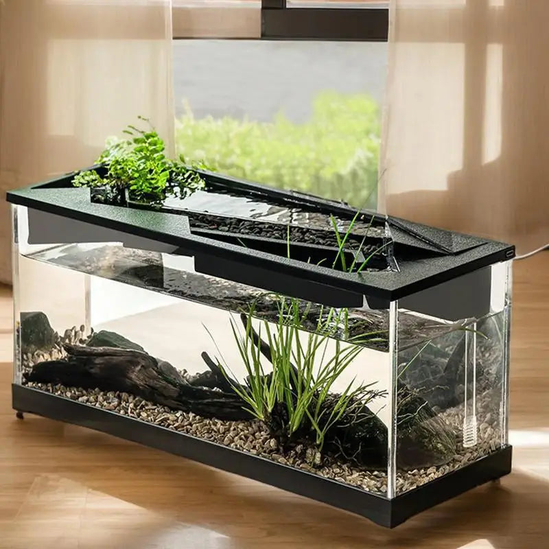 Small Fish Tank Starter Kits with Air Pump for Tabletop