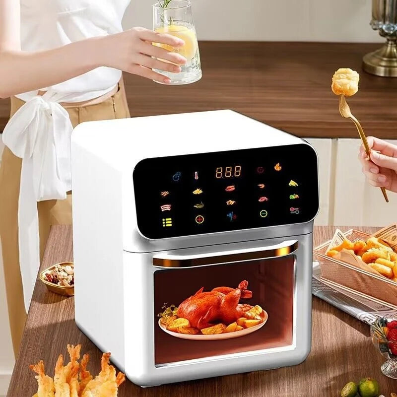 1350W 12L Air Fryer Oven - Multi-Functional Large Capacity