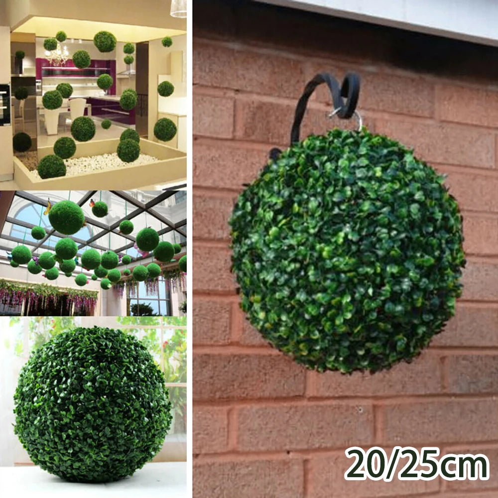 Round Artificial Plant Ball Simulation