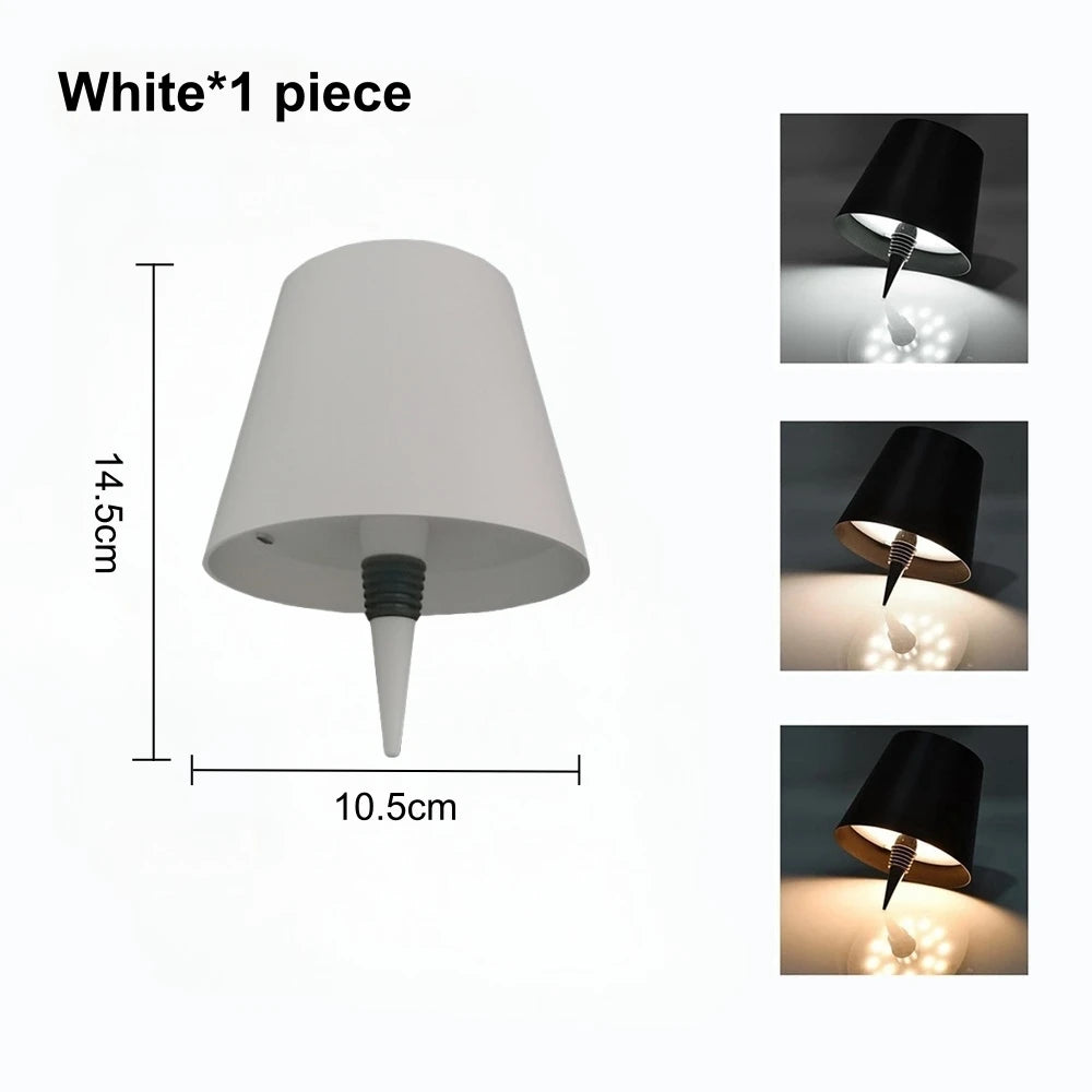 Wireless LED Wine Bottle Light Rechargeable Vases