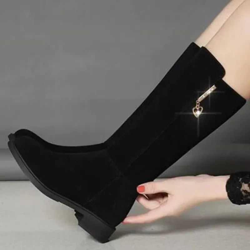 New Women Warm Plush Snow Boots