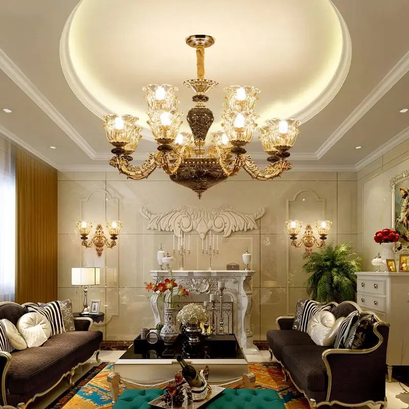 Chandelier Living Room Grand Luxury Lighting Fixtures