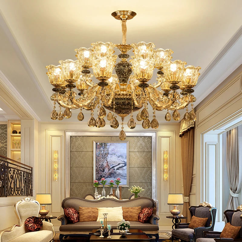 Chandelier Living Room Grand Luxury Lighting Fixtures