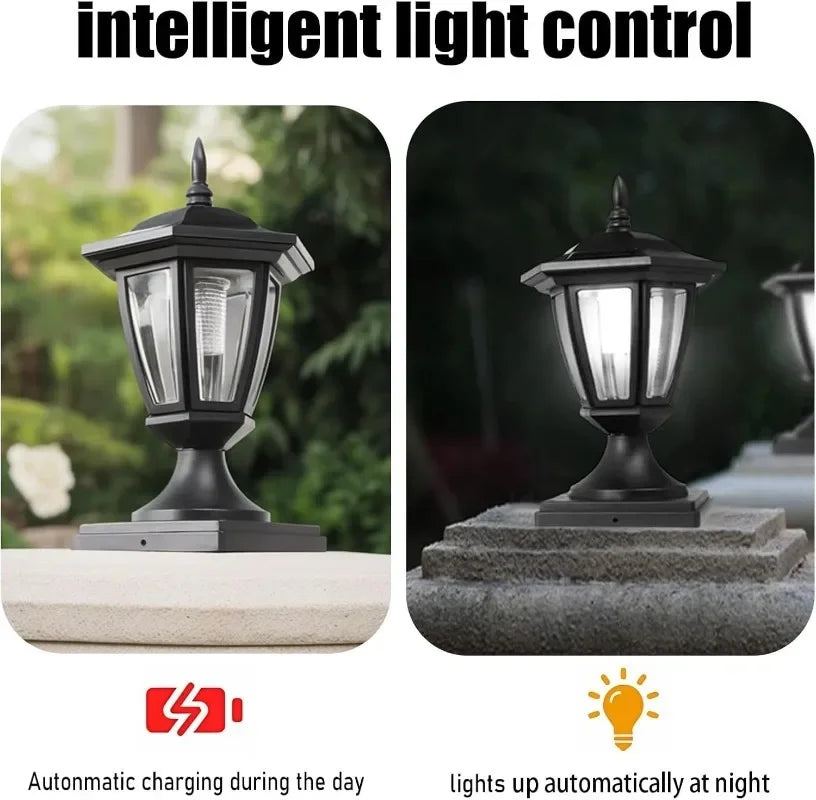 Outdoor Solar Post Light Waterproof