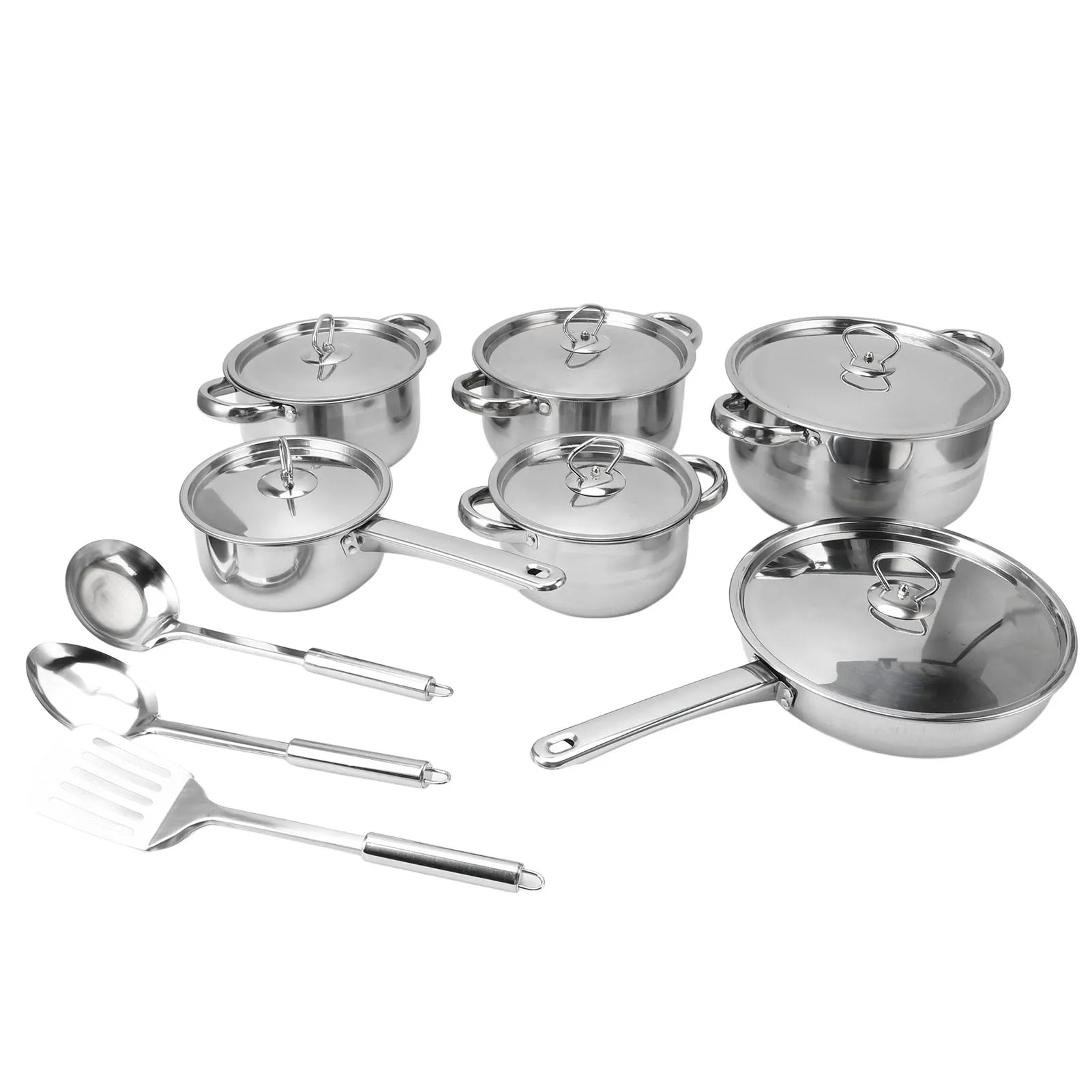 Stainless Steel Cookware Set Kitchen