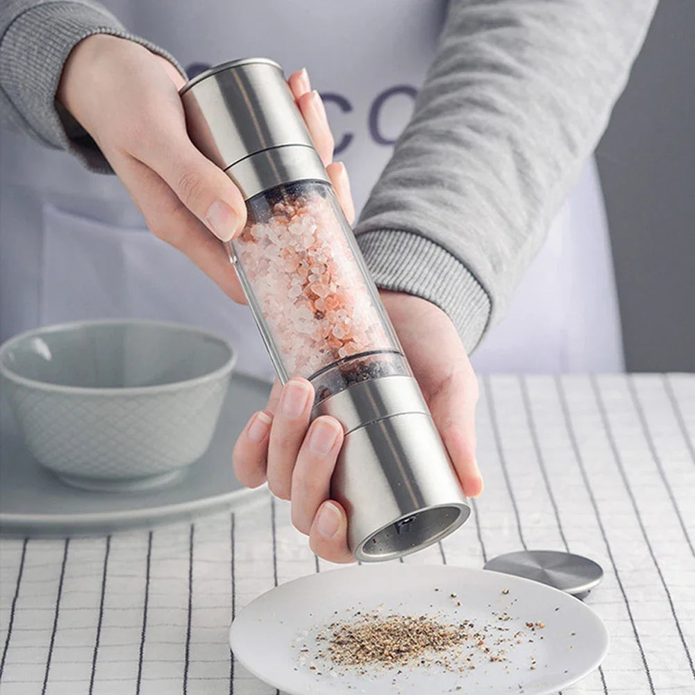 Pepper Mill Grinder 2 in 1 Stainless Steel