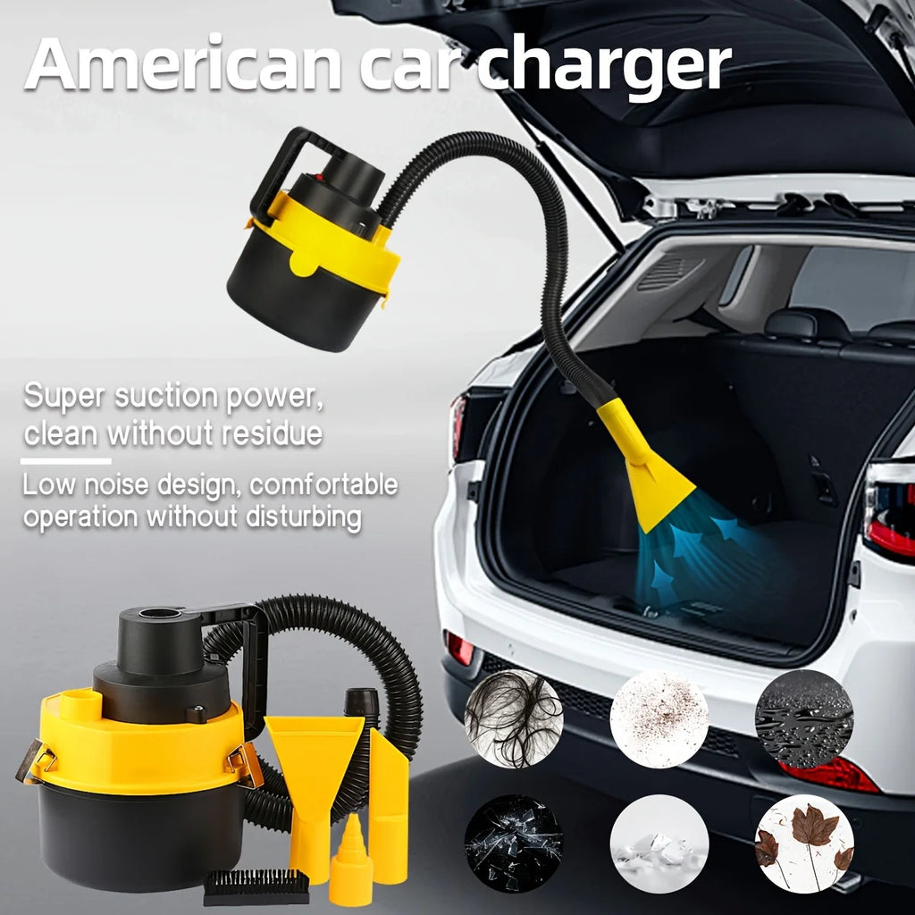 Multifunctional portable car vacuum cleaner