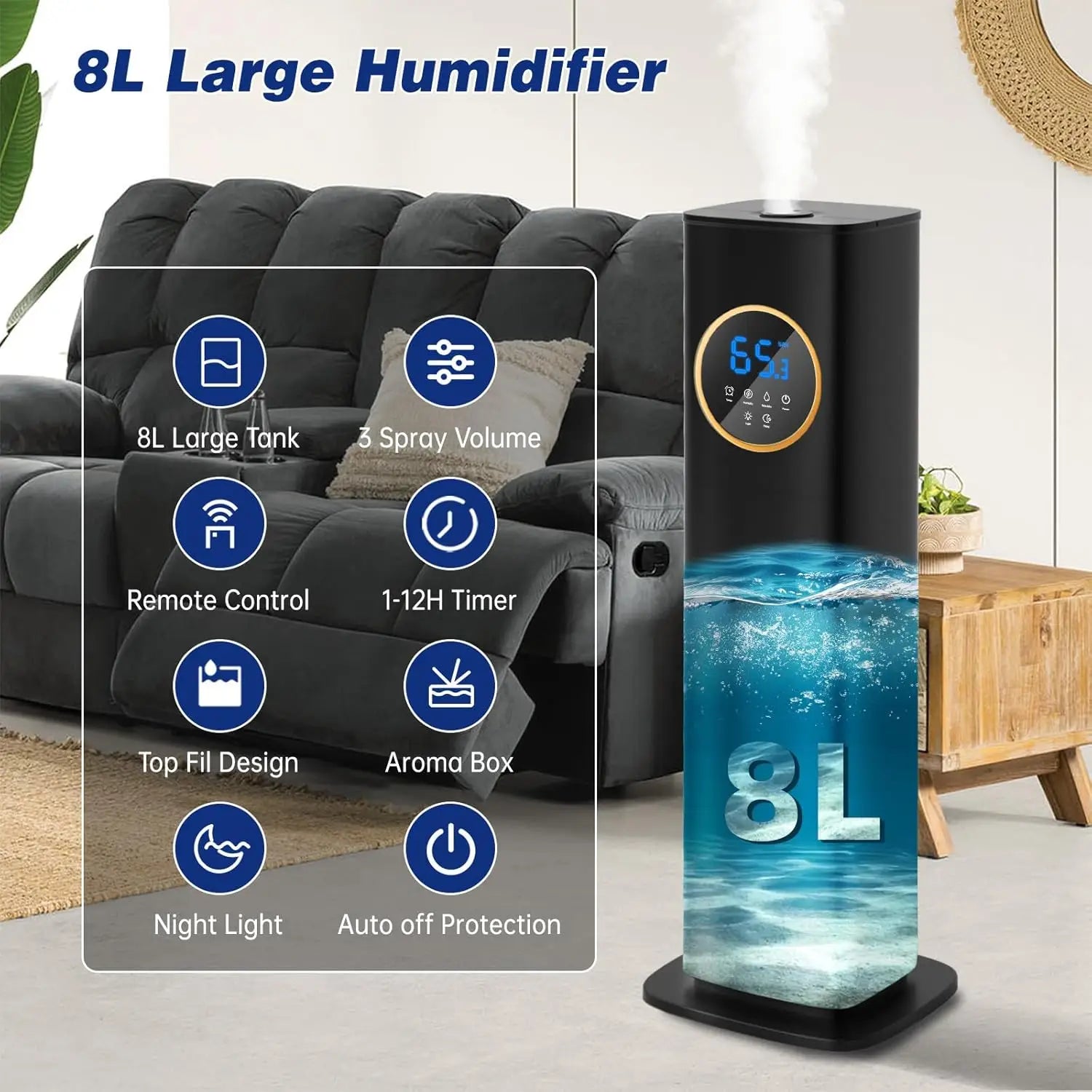 Humidifiers for Bedroom Humidifier