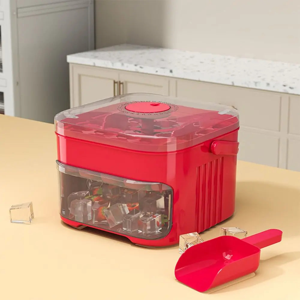 Layer Ice Cube Maker Refrigerator Household