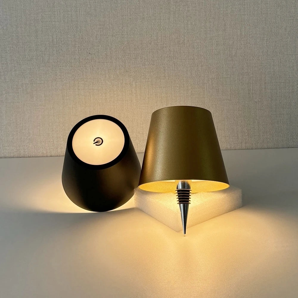 Wireless LED Wine Bottle Light Rechargeable Vases