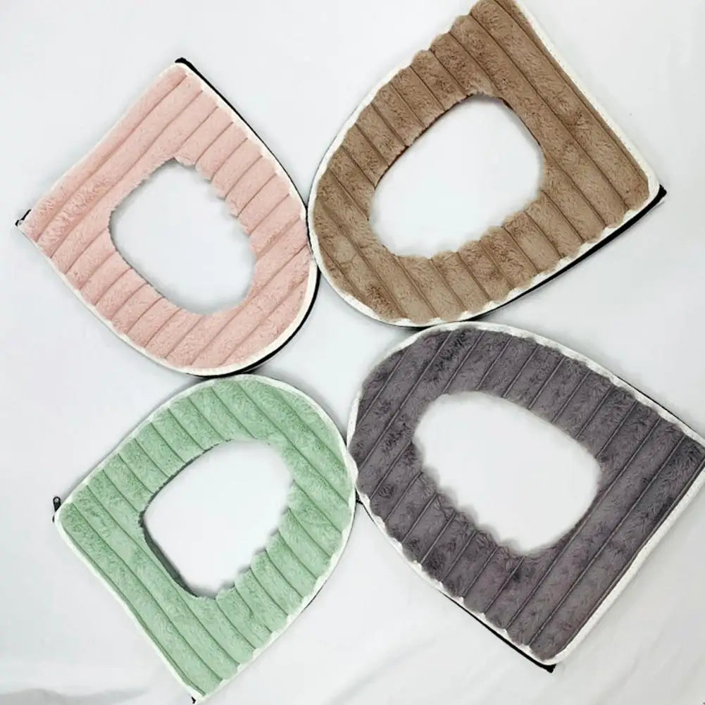 USB Heating Toilet Seat Cover Universal Soft Toilet Mat