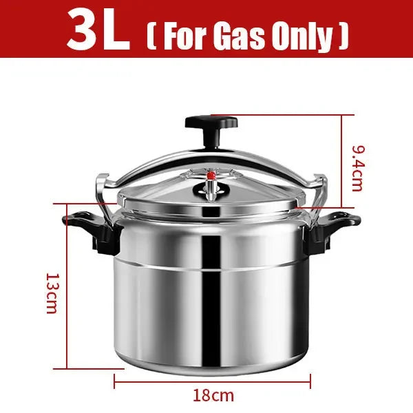 Aluminum 3L/4L/5L/7L Capacity Pressure Cooker