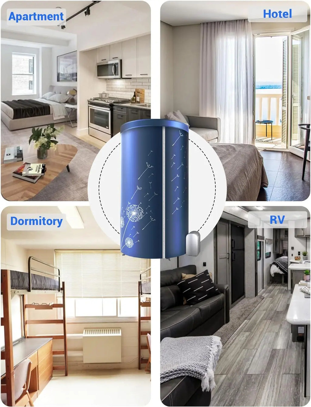 Portable Electric Clothes Dryer,1000W Heated Clothes Airer
