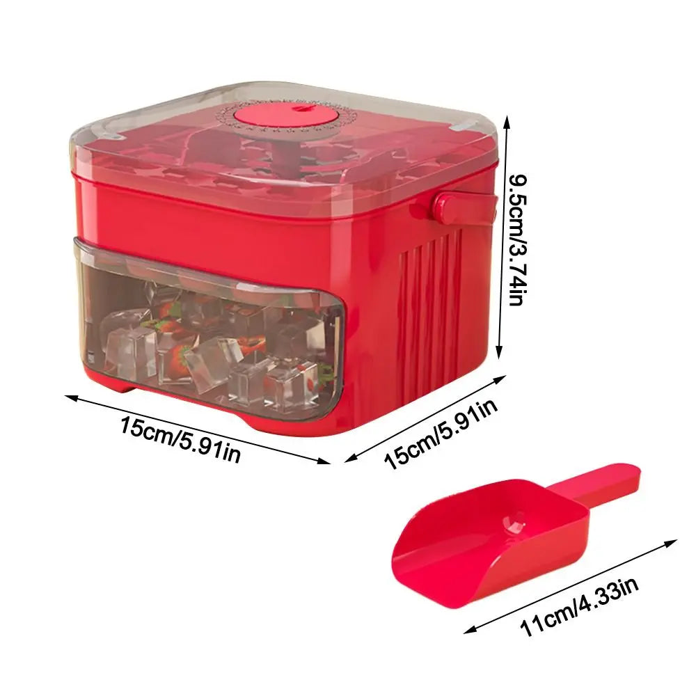 Layer Ice Cube Maker Refrigerator Household