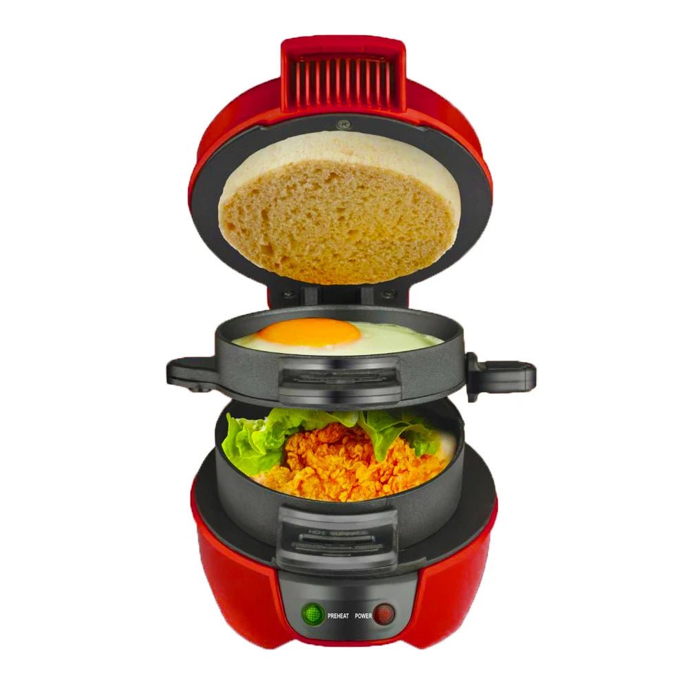 Portable Burger Sandwich Omelette Toaster Maker