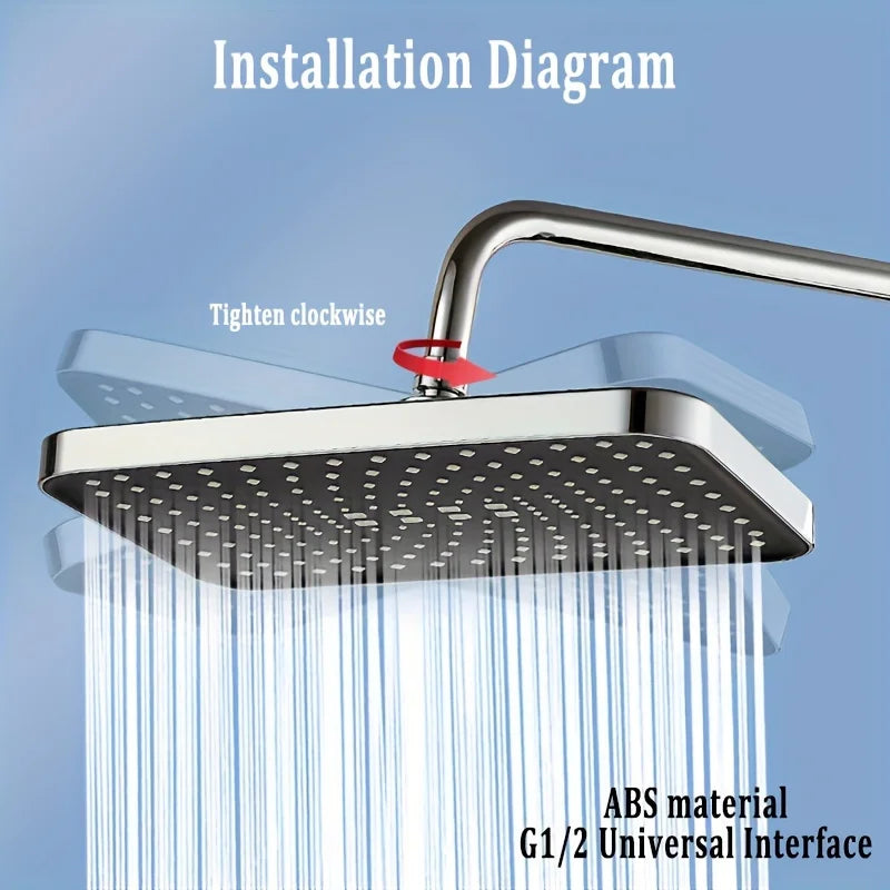 1pc High Pressure Rainfall Shower Head