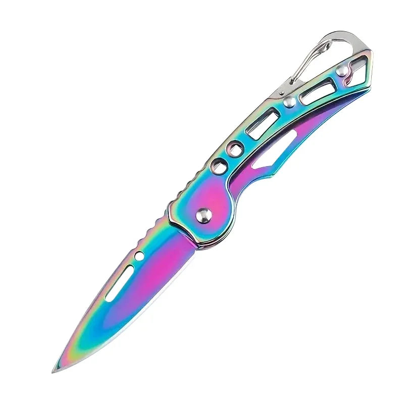 Folding Fruit Knife, Stainless Steel Outdoor