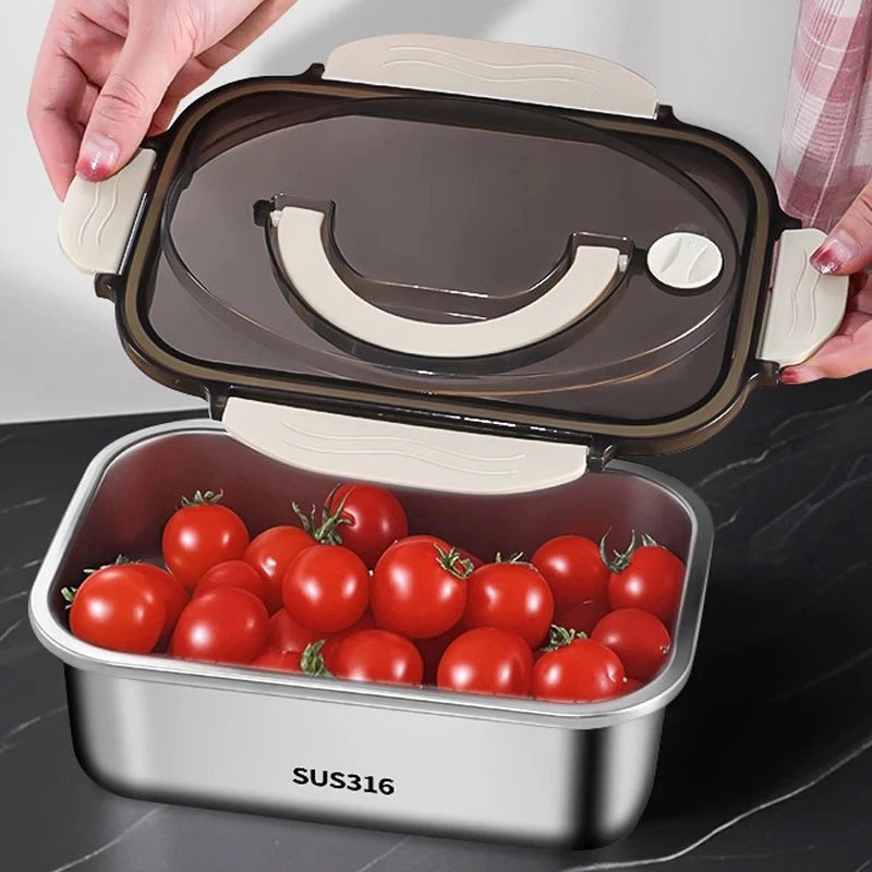 Stainless Steel Lunch Box Sealed Container