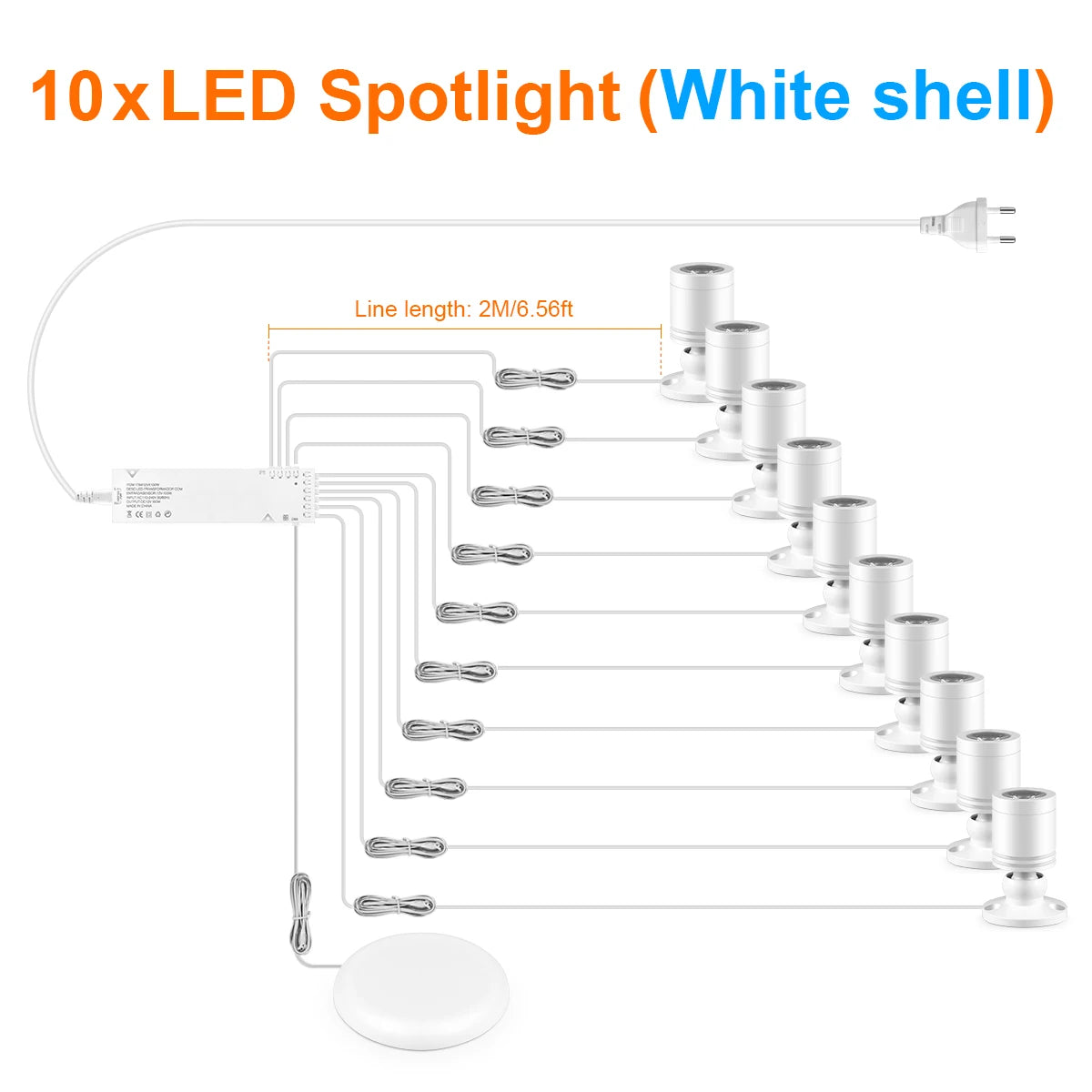 Wine Jewelry Display Cabinet LED Lighting Kit