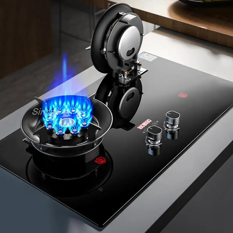 Gas Cooktop Dual Stove Kitchen