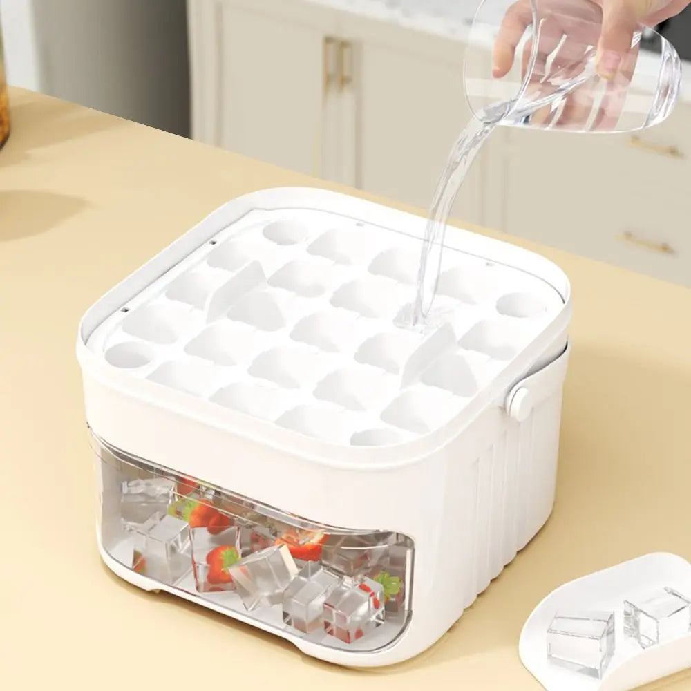 Layer Ice Cube Maker Refrigerator Household