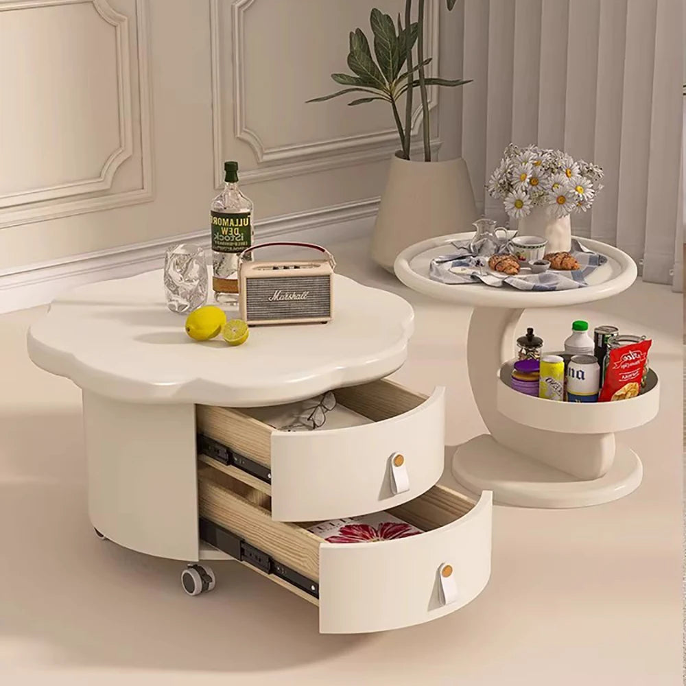 Storage Drawers Coffee Table Luxury Home Furniture
