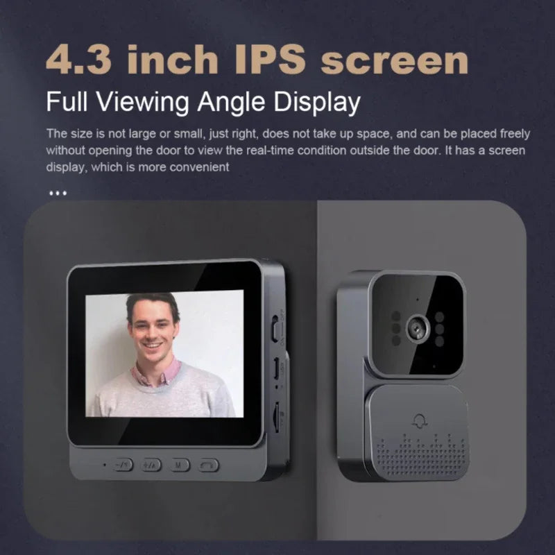 Doorbell Video Intercom Camera Inteligente Wireless